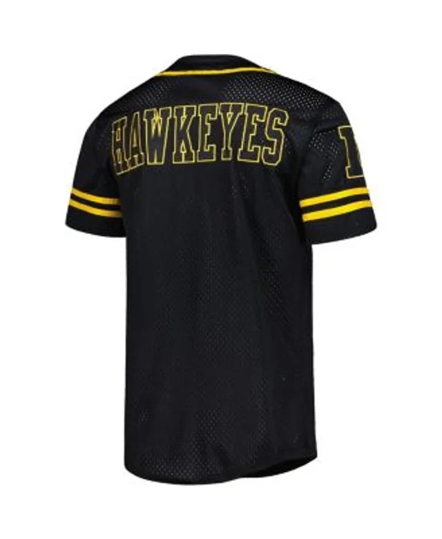 Iowa Hawkeyes Nike Replica Vapor Elite Full-Button Baseball Jersey