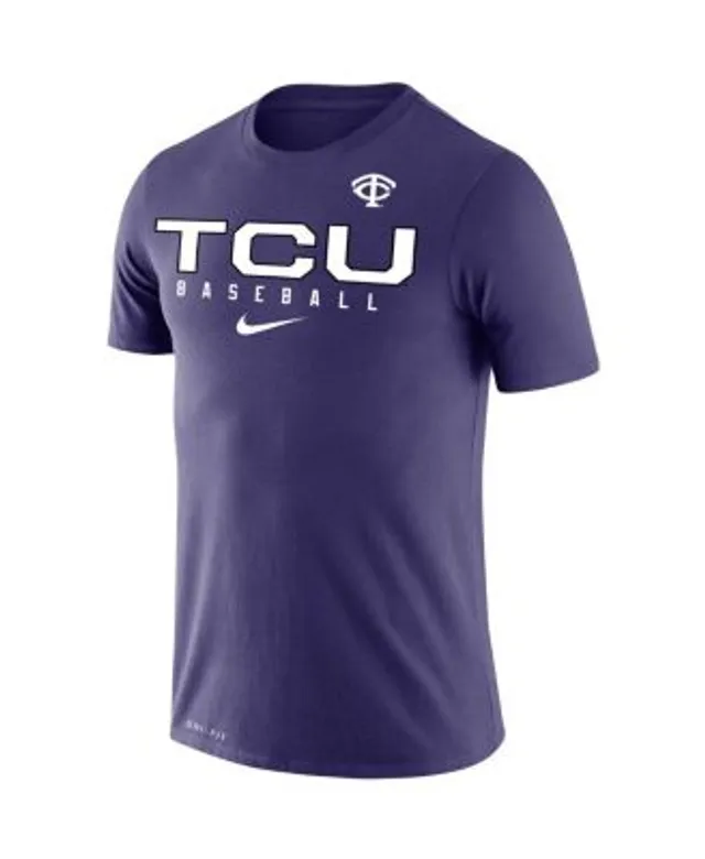 Nike Men's Purple TCU Horned Frogs Baseball Legend Performance T
