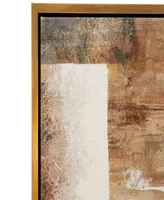 Glam Metal Abstract Framed Wall Art with Gold Frame Gold - CosmoLiving by  Cosmopolitan