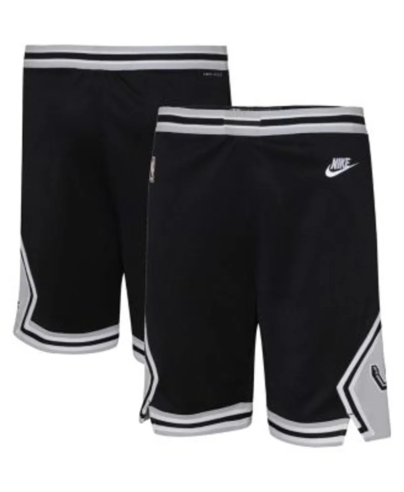 Nike Youth Brooklyn Nets White Hardwood Classic Swingman Shorts