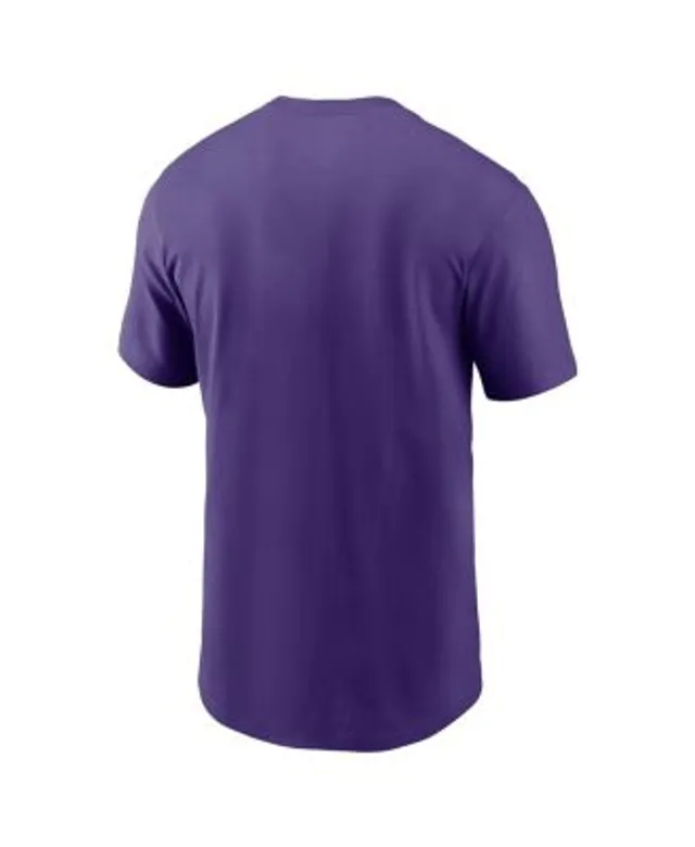 Youth Colorado Rockies Purple Wordmark Team T-Shirt