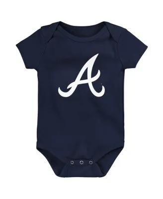 Newborn and Infant Boys and Girls Navy Detroit Tigers Primary Team Logo  Bodysuit