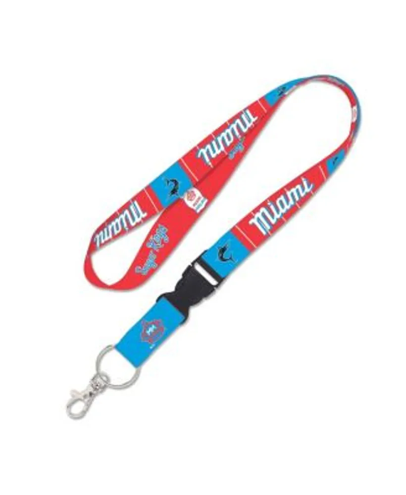 WinCraft Miami Marlins Heathered Lanyard with Detachable Buckle