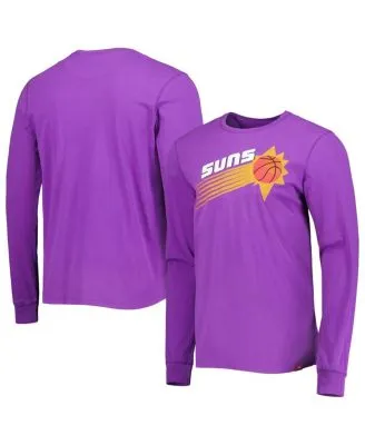 Men's Fanatics Branded White Phoenix Suns Team Primary Logo Long Sleeve  T-Shirt
