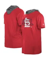 Men's Red/Navy St. Louis Cardinals Big & Tall Pullover Sweatshirt