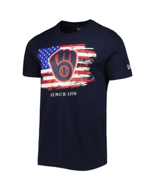 Men's New Era Navy Detroit Tigers 4th of July Jersey T-Shirt