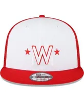 Men's Washington Nationals New Era Red Team Color 9FIFTY Snapback Hat