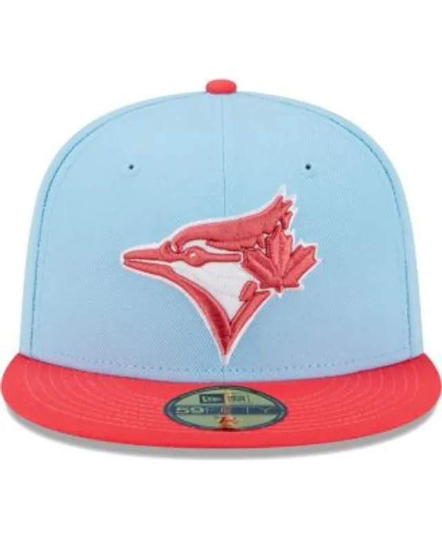 New Era Cream/Light Blue Boston Red Sox Spring Color Two-Tone 59FIFTY Fitted Hat White