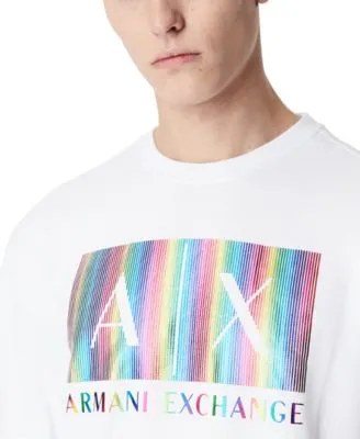 A, X Armani Exchange Men's Four Square Logo Print T-Shirt, Created For  Macy's - Macy's