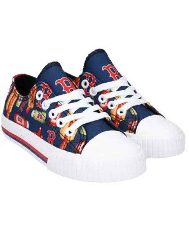 Women's FOCO Boston Red Sox Platform Canvas Shoes