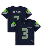 Russell Wilson Light Blue Seattle Seahawks Pullover Hoodie