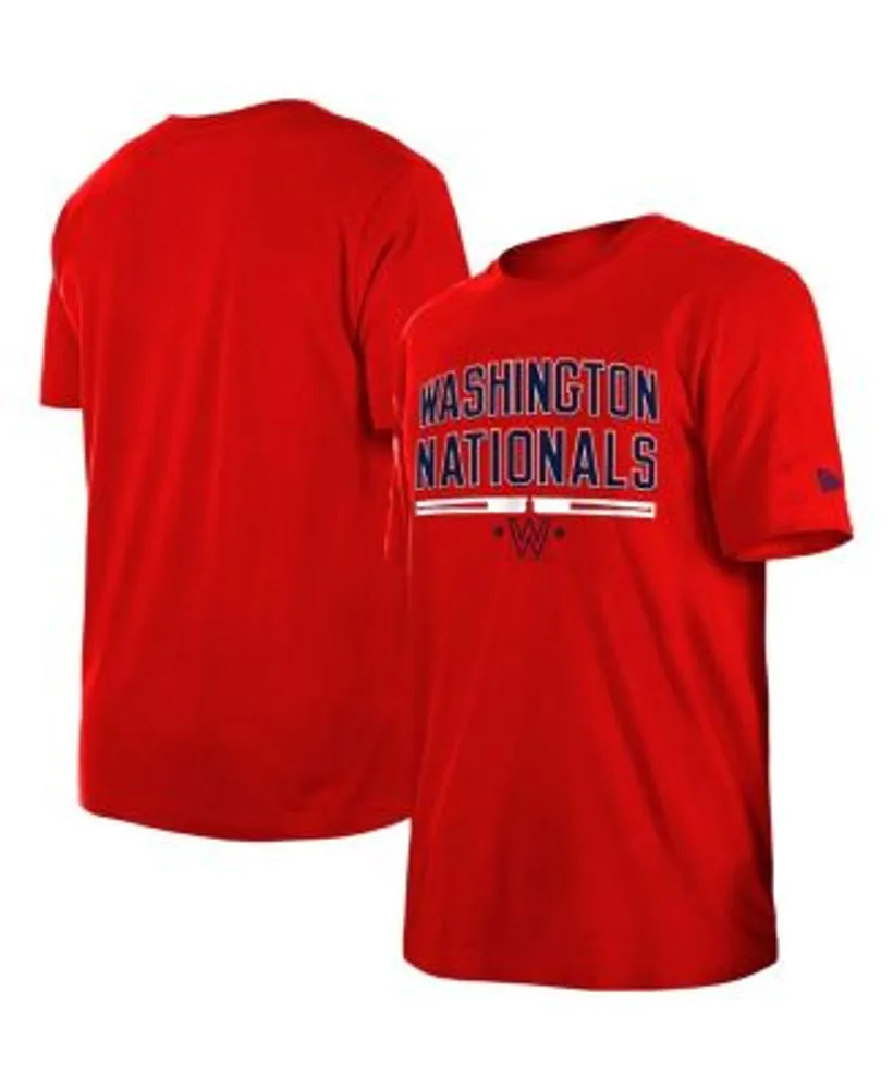 Youth Washington Nationals Navy Wordmark Team T-Shirt