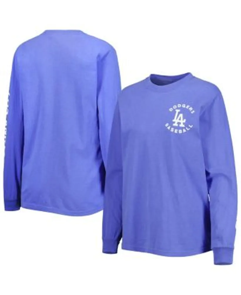 Soft As A Grape Women's Royal Los Angeles Dodgers Team Pigment Dye Long  Sleeve T-shirt