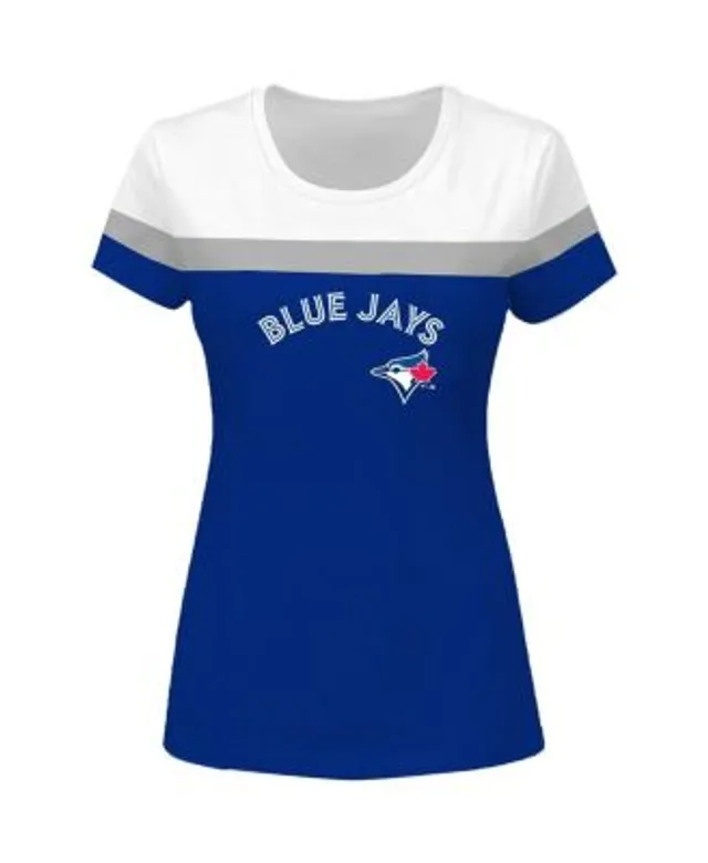 Toronto Blue Jays G-III 4Her by Carl Banks Women's Clear the Bases Cold  Shoulder T-Shirt - Royal