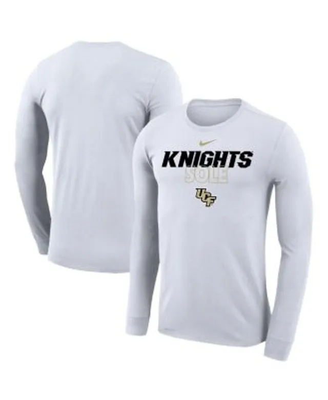 Men's Champion Black UCF Knights Icon Logo Basketball Jersey Long Sleeve T- Shirt