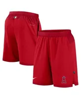 Los Angeles Angels Nike Women's Authentic Collection Flex Vent Max  Performance Shorts - Red