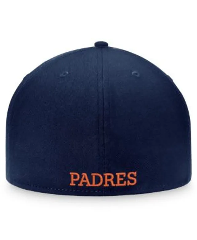 Men's New Era Navy San Diego Padres Cooperstown Collection Logo 59FIFTY  Fitted Hat