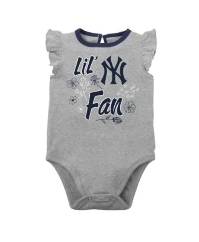 Outerstuff Newborn & Infant Navy/Heather Gray Houston Astros Little Fan Two-Pack Bodysuit Set