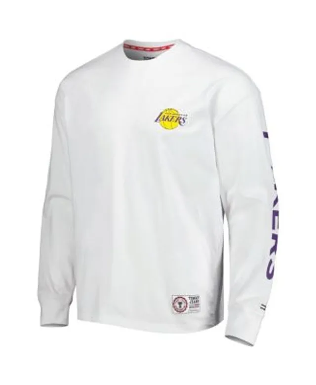 Tommy Jeans Men's Purple, White Los Angeles Lakers Matthew 2 1 T-shirt and  Hoodie Combo Set