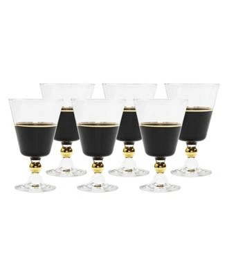 Water Glasses with Trim and Stem