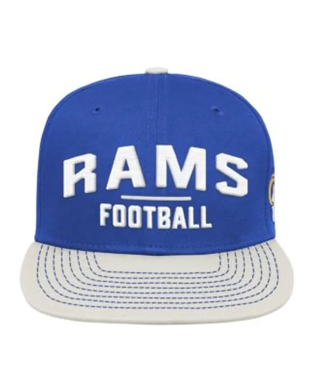 Los Angeles Rams Youth Lock Up Snapback Hat - Royal