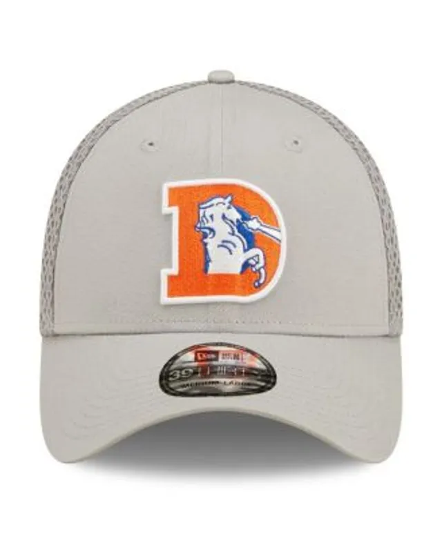 Men's Denver Broncos New Era Black Gulch 39THIRTY Flex Hat