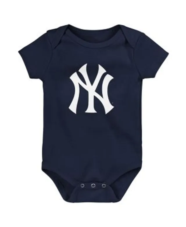 Infant New York Yankees Navy/White/Gray Batter Up 3-Pack Bodysuit Set