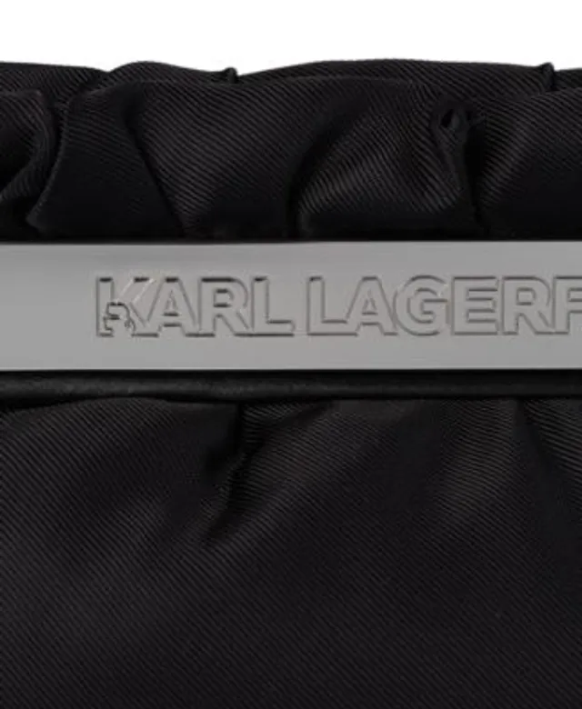 Karl Lagerfeld Paris Lyon Monogram Small Shoulder Bag