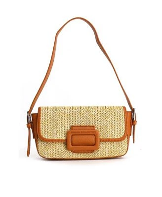 Katia Straw Shoulder Bag