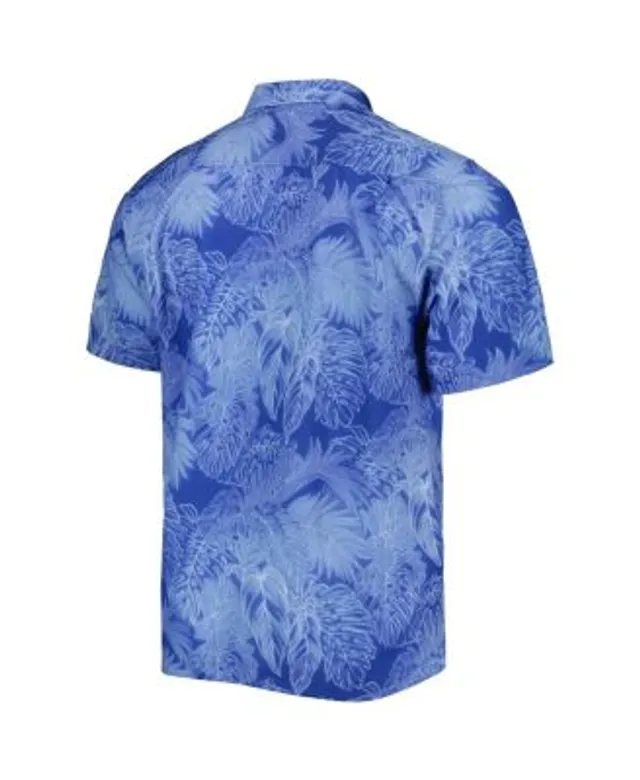 Tommy Bahama Men's Black Chicago White Sox Big and Tall Luminescent Fronds  Camp IslandZone Button-Up Shirt