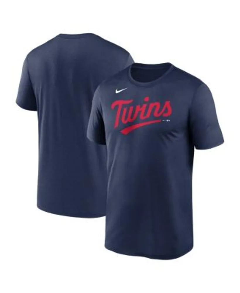 Nike Men's Navy Minnesota Twins Wordmark Legend T-Shirt - Navy