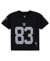 Outerstuff Preschool Josh Jacobs Black Las Vegas Raiders Replica Player Jersey