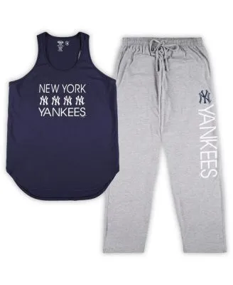 New York Yankees Concepts Sport Women's Vigor Sleep Shorts - White/Navy