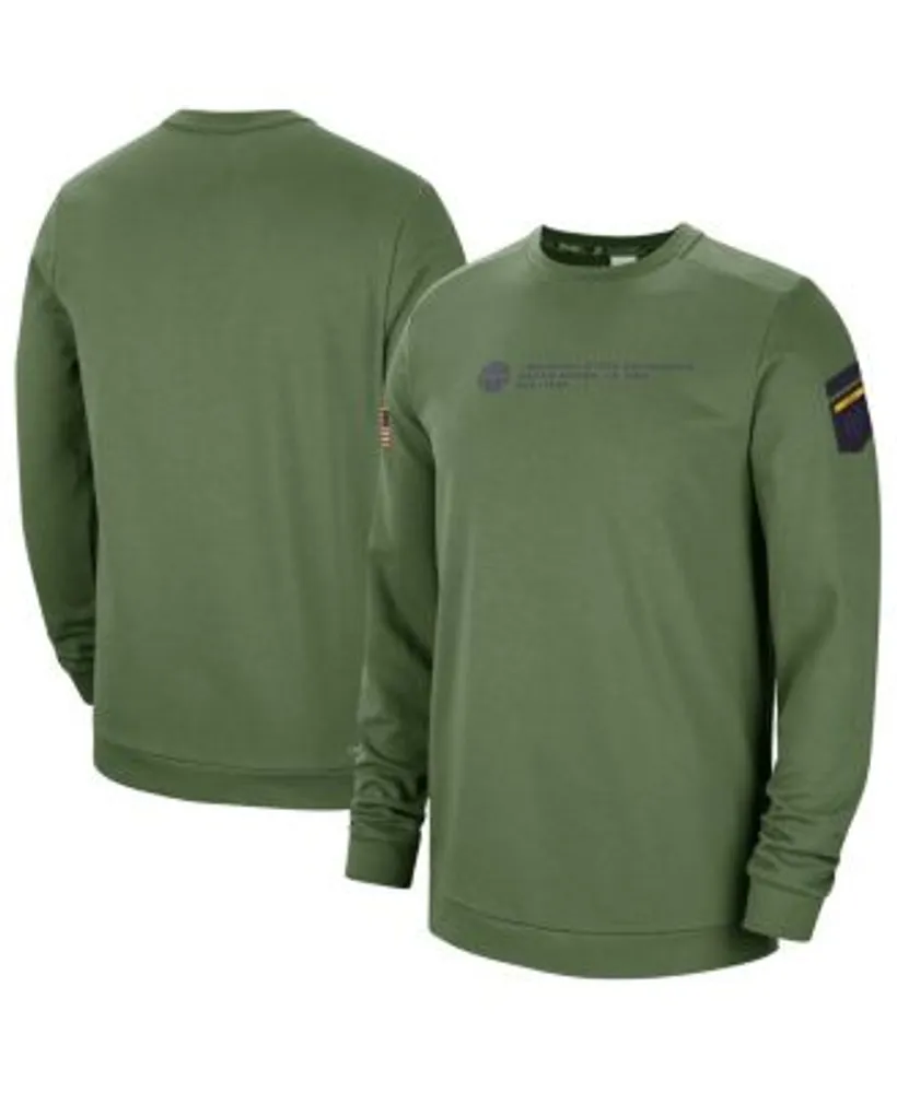 Men's Nike Black/Camo LSU Tigers Military Appreciation Performance Pullover  Sweatshirt