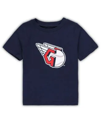 Outerstuff Infant Boys and Girls Navy Boston Red Sox Team Crew Primary Logo  T-shirt