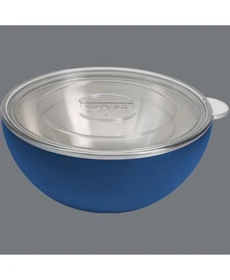 Vacuum-Insulated Double-Walled Copper-Lined Stainless Steel Serving Bowl