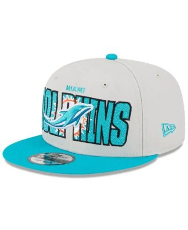 Lids Miami Dolphins New Era Property Trucker 9TWENTY Snapback Hat - Aqua