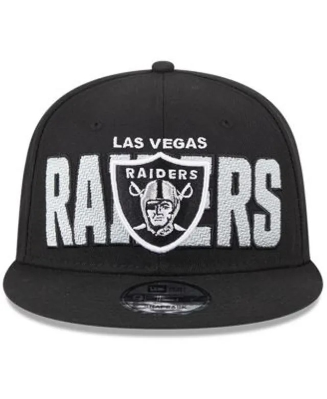 Men's Las Vegas Raiders New Era Black Club 9FIFTY Snapback Hat