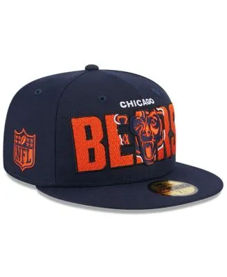 New Era Black/Navy Chicago Bears 2022 NFL Draft on Stage 59FIFTY Fitted Hat