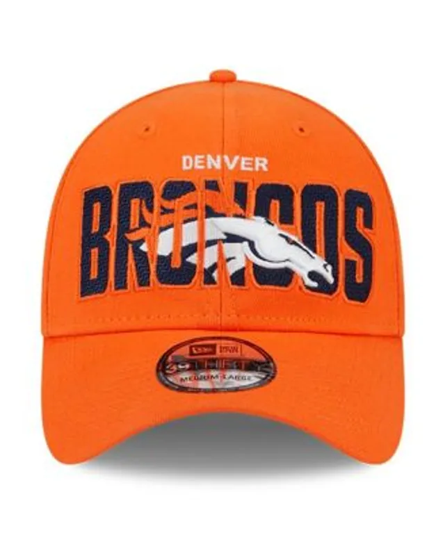 New Era 39Thirty Orange Denver Broncos Fitted Ball Cap Hat