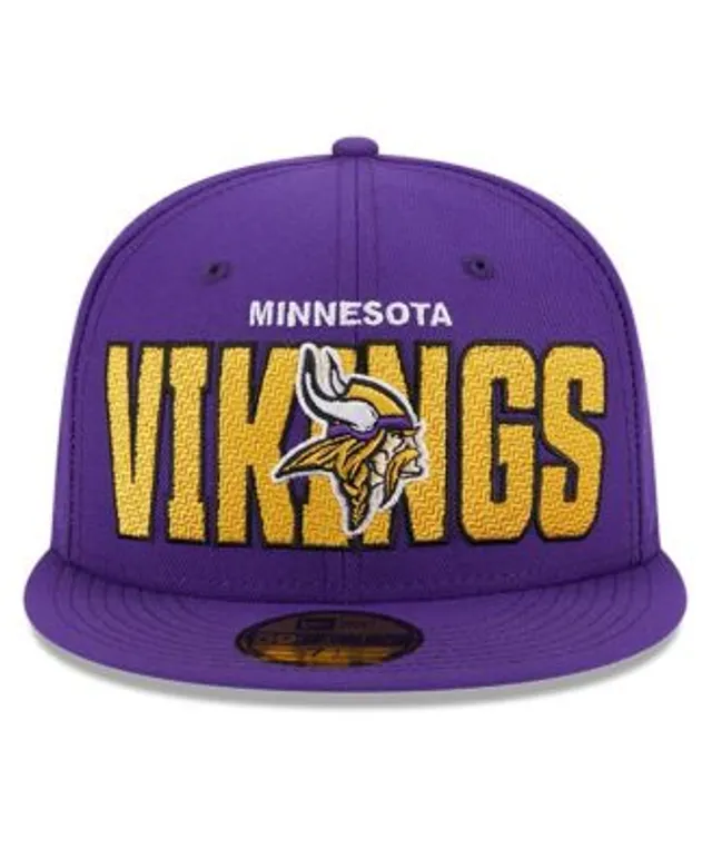 Minnesota Vikings New Era Main 59FIFTY Fitted Hat - Purple