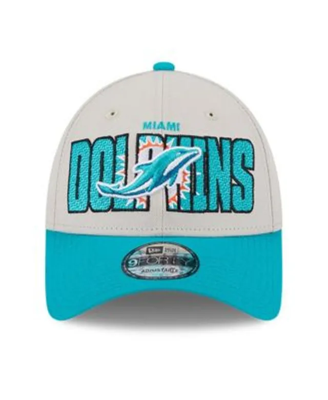 New Era 9Fifty SnapBack Cap Miami Dolphins NFL Aqua Embroidere Tie