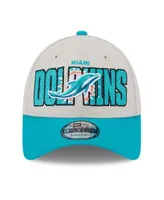 Miami Dolphins 2023 Draft 9FIFTY Snapback Hat, White, NFL by New Era