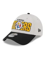 Lids Pittsburgh Steelers New Era Youth 2023 NFL Draft 9FORTY Adjustable Hat  - Stone/Black