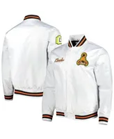 Men's St. Louis City SC Mitchell & Ness Red Satin Raglan Full-Snap Jacket