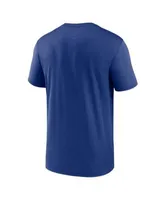 Nike Men's Chicago Cubs Legend Velocity T-Shirt - Blue - L (Large)