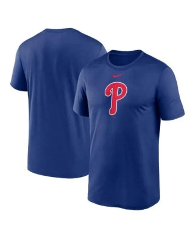 Philadelphia Phillies Nike Women's Tri-Blend Raglan 3/4-Sleeve T