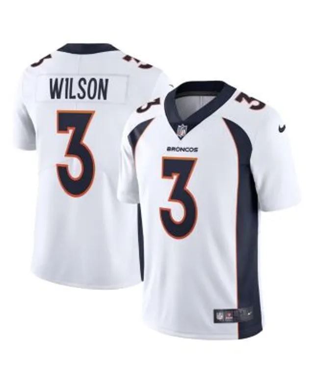 Russell Wilson Denver Broncos Nike Elite Jersey Orange Mens Large