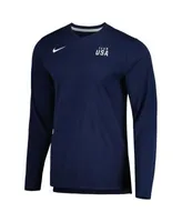 Chicago Bears Nike Sideline Coach Performance Long Sleeve T-Shirt - Navy