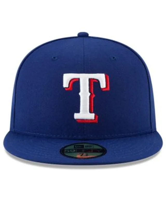 Texas Rangers New Era 50th Anniversary Authentic Collection On-Field  59FIFTY Fitted Hat - Red/Royal